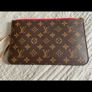 Authentic LV monogram wristlet